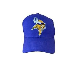 REEBOK NFL EQUIPMENT MINNESOTA VIKINGS STRAPBACK HAT ONE SIZE